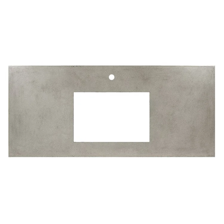 NativeStone 48" x 21.75" Single Vanity Top with Rectangular Sink Cutout for Single-Hole Faucet