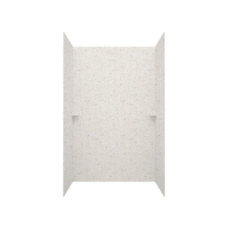 Shower Wall Kit Traditional Subway Tile Glue Up 36 x 62 x 84 Inch Bermuda Sand Swanstone