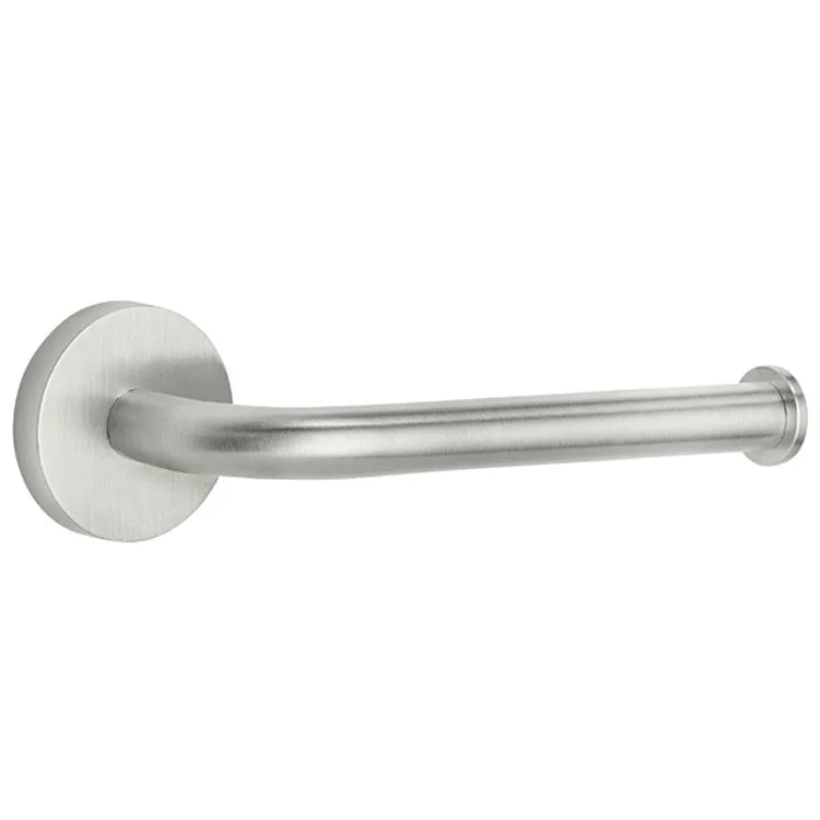 Toilet Paper Holder Tamalpais Single Post Satin Nickel Brass 2-9/16 Inch Wall Mount