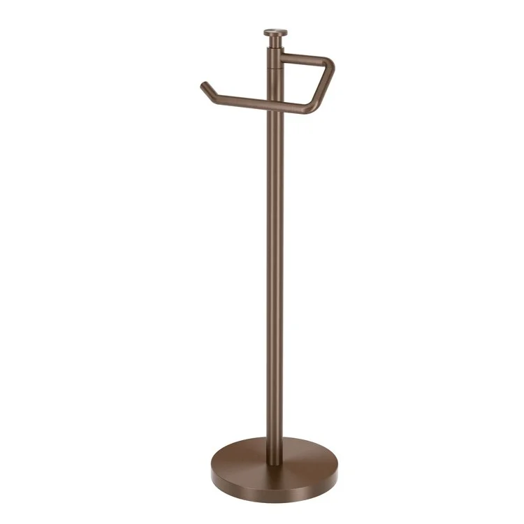 Toilet Paper Holder Stand Bronze Metal Freestanding