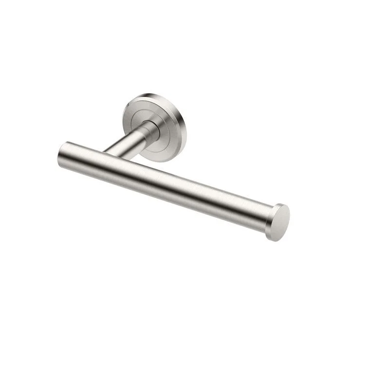 Toilet Paper Holder Latitude II Single Post Satin Nickel Metal Wall Mount