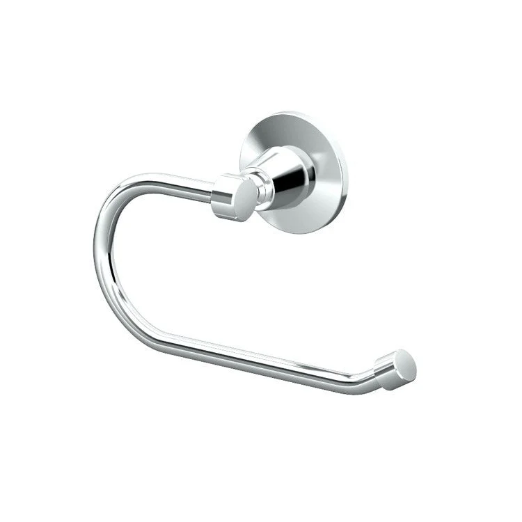 Toilet Paper Holder Max Hanging Single Hook Chrome Metal Wall Mount