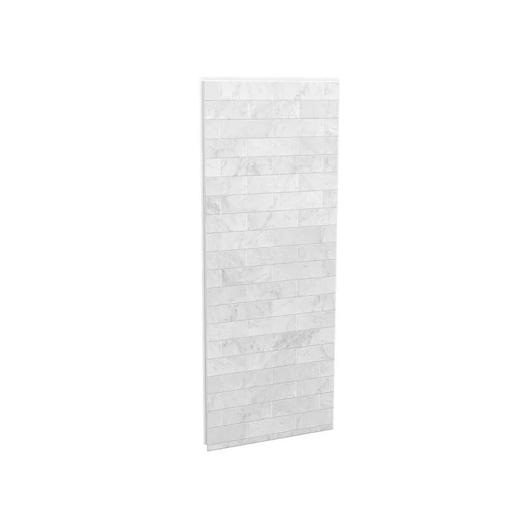 Shower Wall Utile 36 x 1-1/8 x 80 Inch Carrara Composite