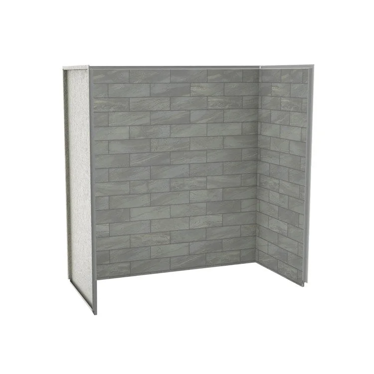 Tub Wall Utile Organik 60 x 30 x 60 Inch Clay Composite