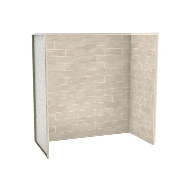 Shower Wall Utile 60 x 30 x 60 Inch Loam Composite