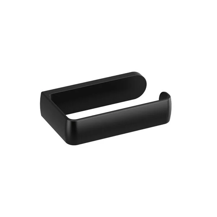 Toilet Paper Holder Ciclo Black Zinc 5-3/4L Inch 1-3/8 Inch Wall Mount