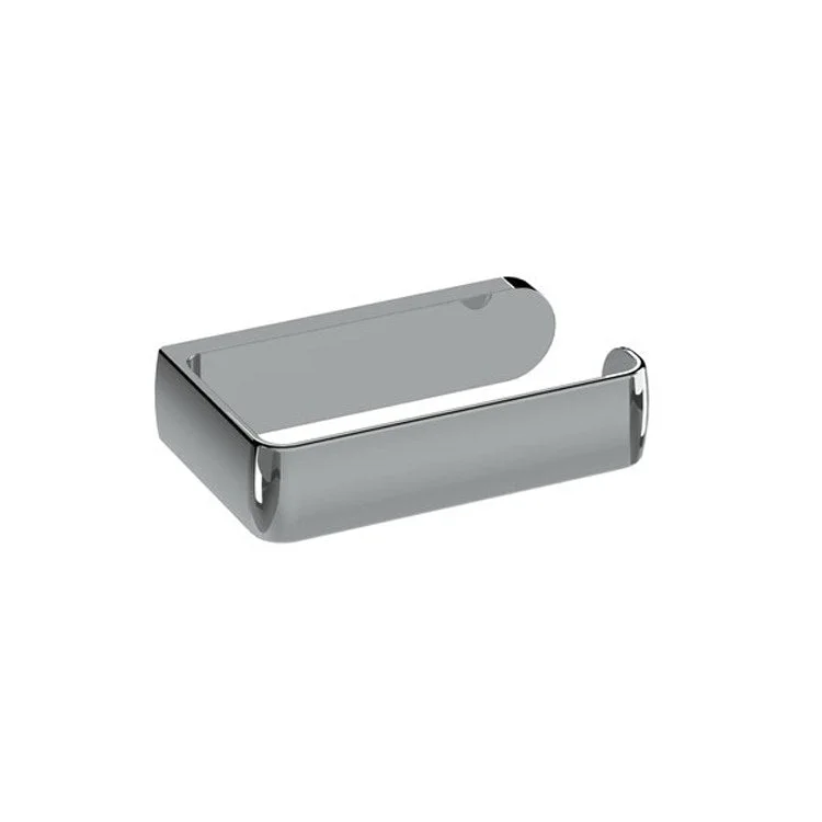 Toilet Paper Holder Ciclo Chrome Zinc 5-3/4L Inch 1-3/8 Inch Wall Mount