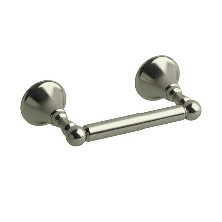 Toilet Paper Holder Momenti Brushed Nickel Zinc 8-3/8L Inch 4-1/4 Inch Wall Mount