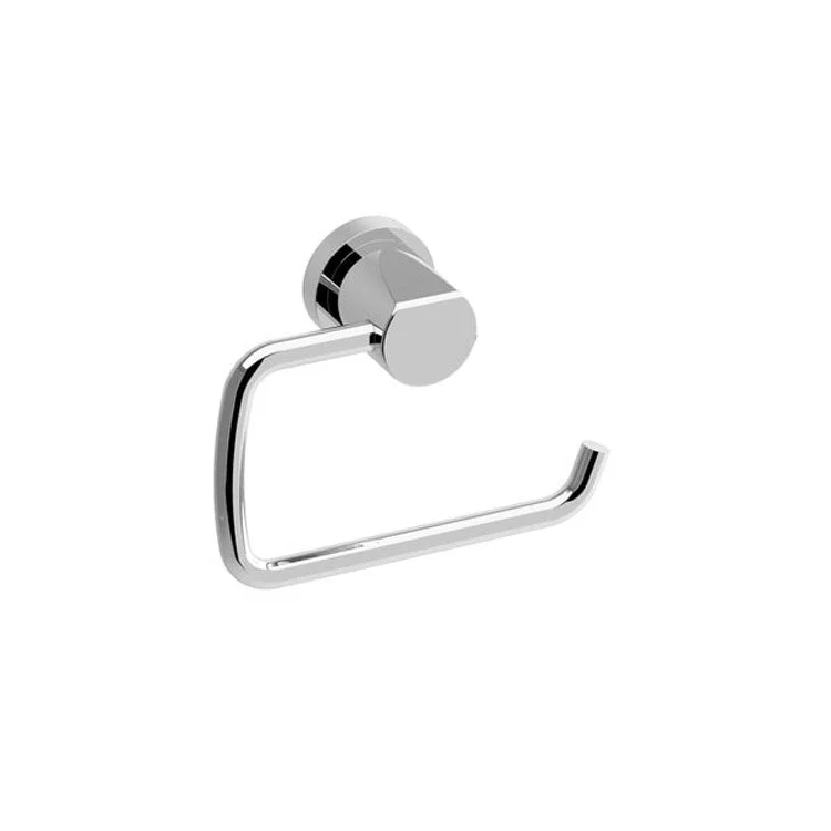 Toilet Paper Holder Parabola Chrome Zinc 5-3/4L Inch 2 Inch Wall Mount