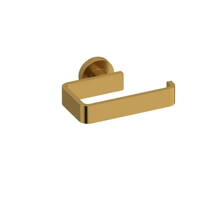 Toilet Paper Holder Paradox Brushed Gold Zinc 5L Inch 3-7/8 Inch Wall Mount