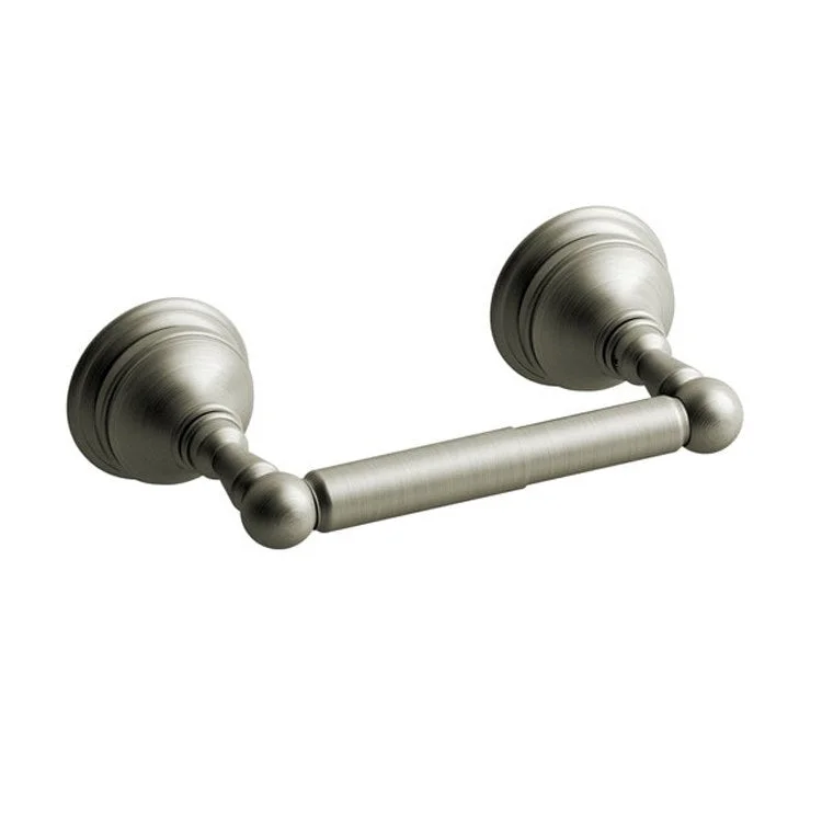 Toilet Paper Holder Retro Brushed Nickel Zinc 5-1/2L Inch 4-1/8 Inch Wall Mount