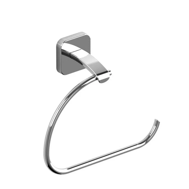 Toilet Paper Holder Salome Chrome Zinc 7-5/8L Inch 2-3/4 Inch Wall Mount