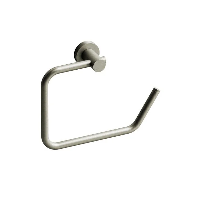 Toilet Paper Holder Star Brushed Nickel Zinc 7L Inch 2-1/2 Inch Wall Mount