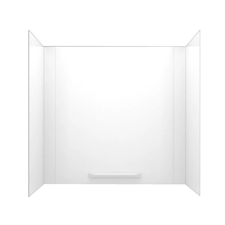 Tub Wall Veritek Kit 3 Panels White 30 x 60 x 58 Inch